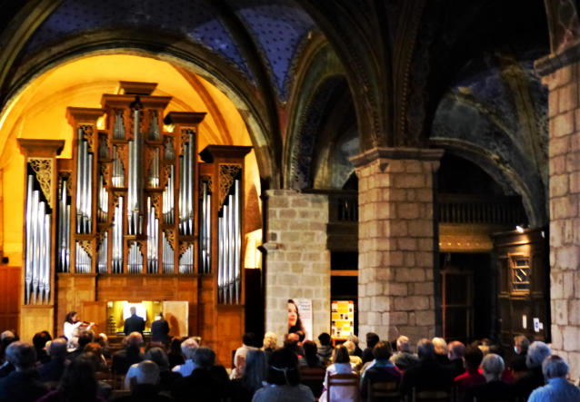 Photo Un public nombreux au concert de Natacha Triadou et Eric Lebrun à Aubusson